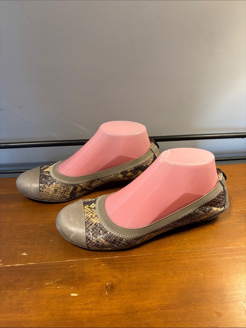 Rudsak Snakeskin Leather Ballet Shoe - Picture 3 of 11